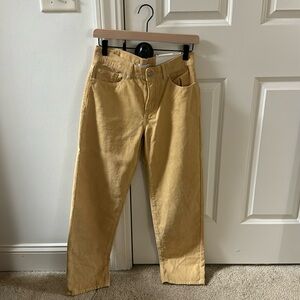 Yellowish corduroy urban outfitters jeans